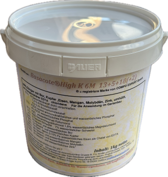 1 kg Abfüllung ( im Eimer ) aus Basacote® High 6M 13-5-18(+2+8)